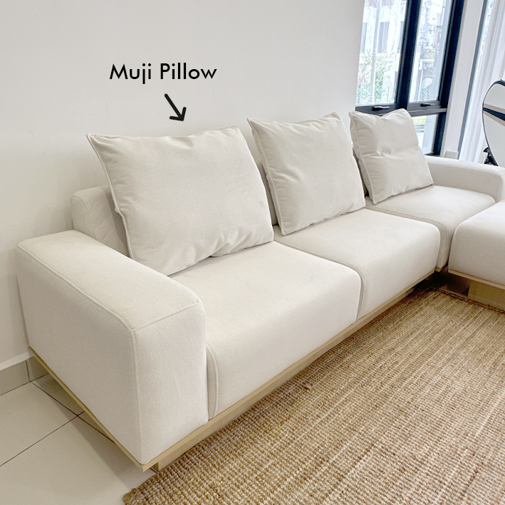 muji pillow sample
