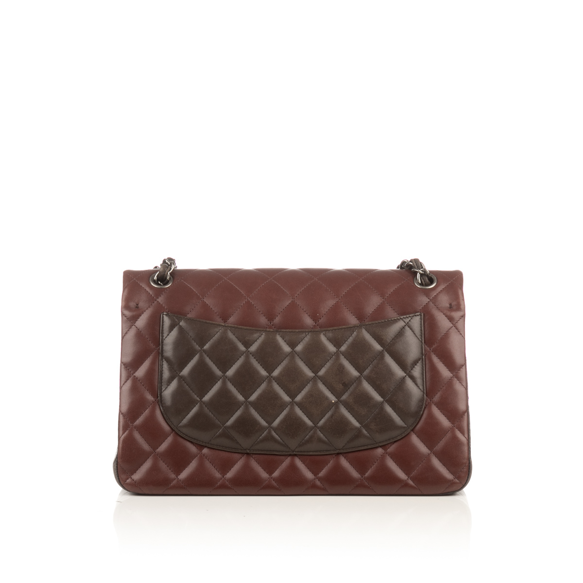 Chanel Classic Flap Bag 25cm Lambskin Burgundy