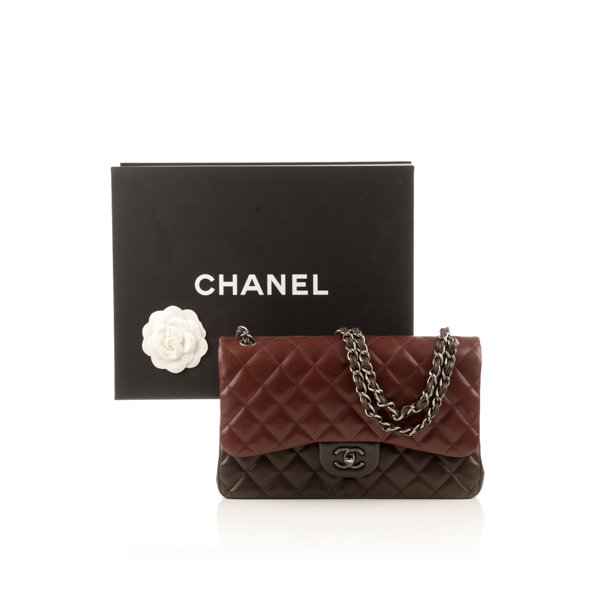 Burgundy Chanel Square Mini in Lambskin with GHW  Handbag outfit Chanel  mini square Burgundy bag