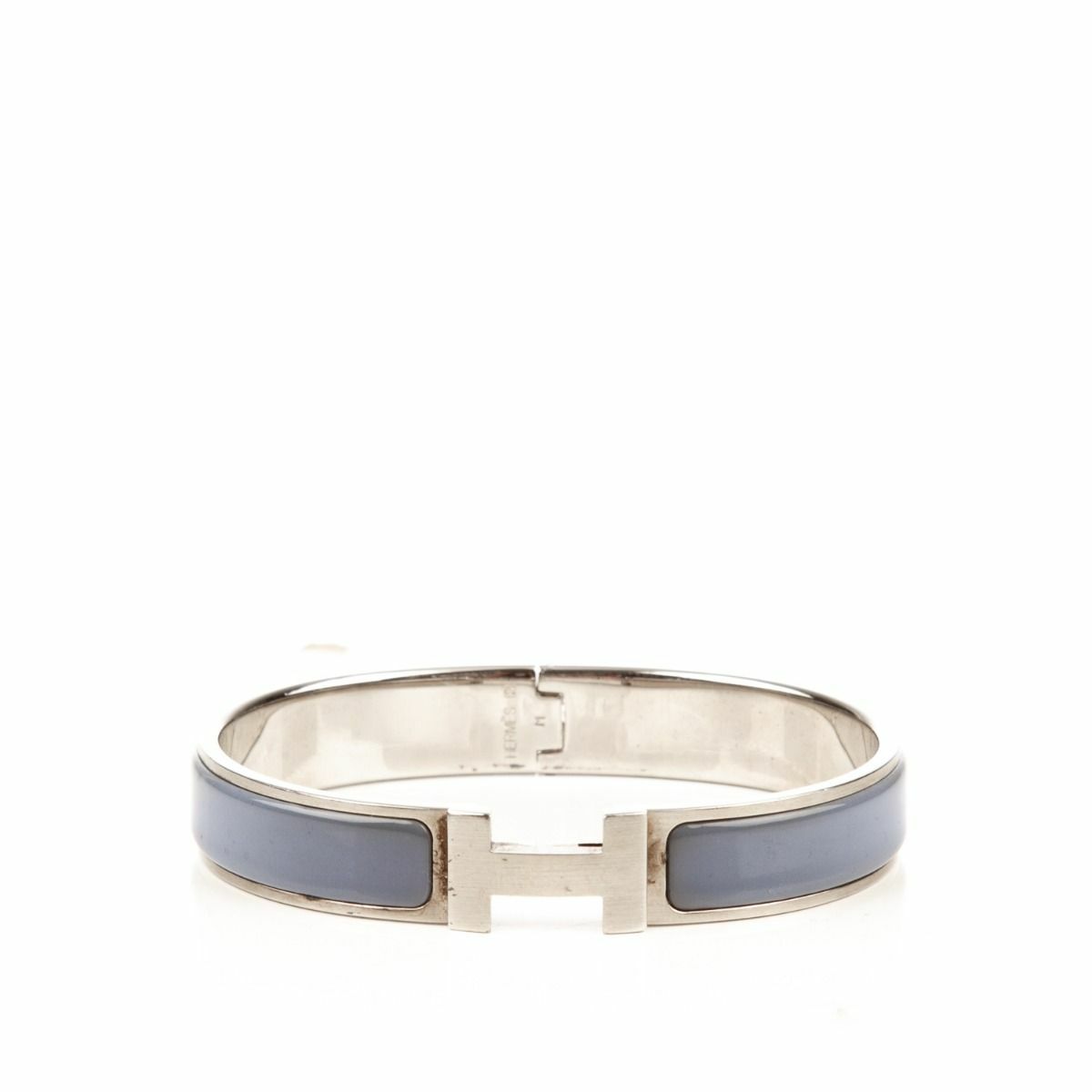 Lot 44 - Hermès - an extra wide 'Clic Clac H' bracelet