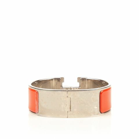 hermes_orange_and_white_silver_click_bracelet-2.jpg