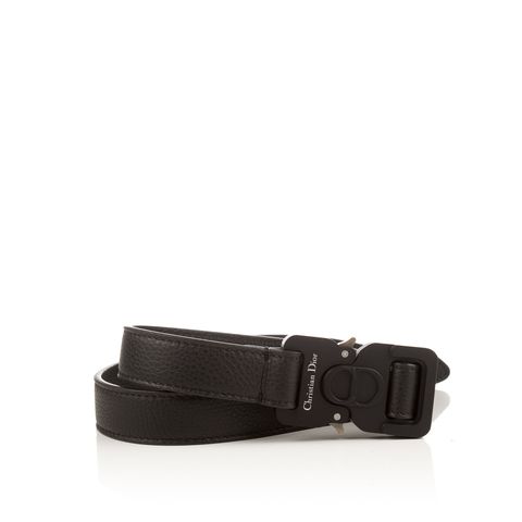 Dior black leather belt-1.jpg