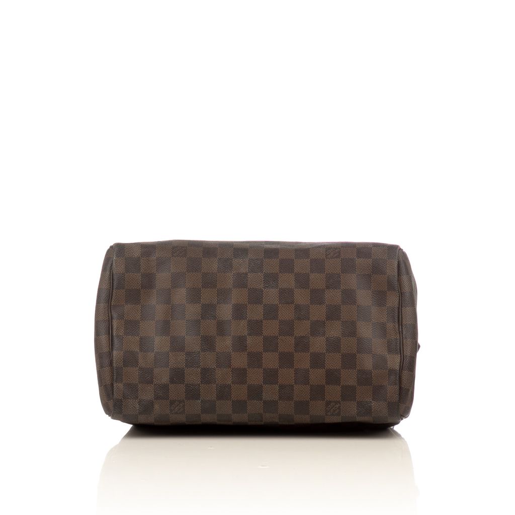 Louis Vuitton Damier Ebene Speedy 30 Brown Cloth ref.963704 - Joli