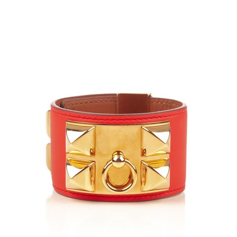 Hermes vermillion ogold collar bracelet-1.jpg