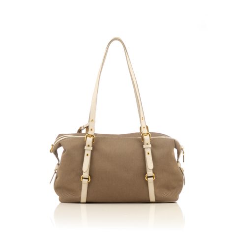 Prada brown canvas shoulder bag-2.jpg