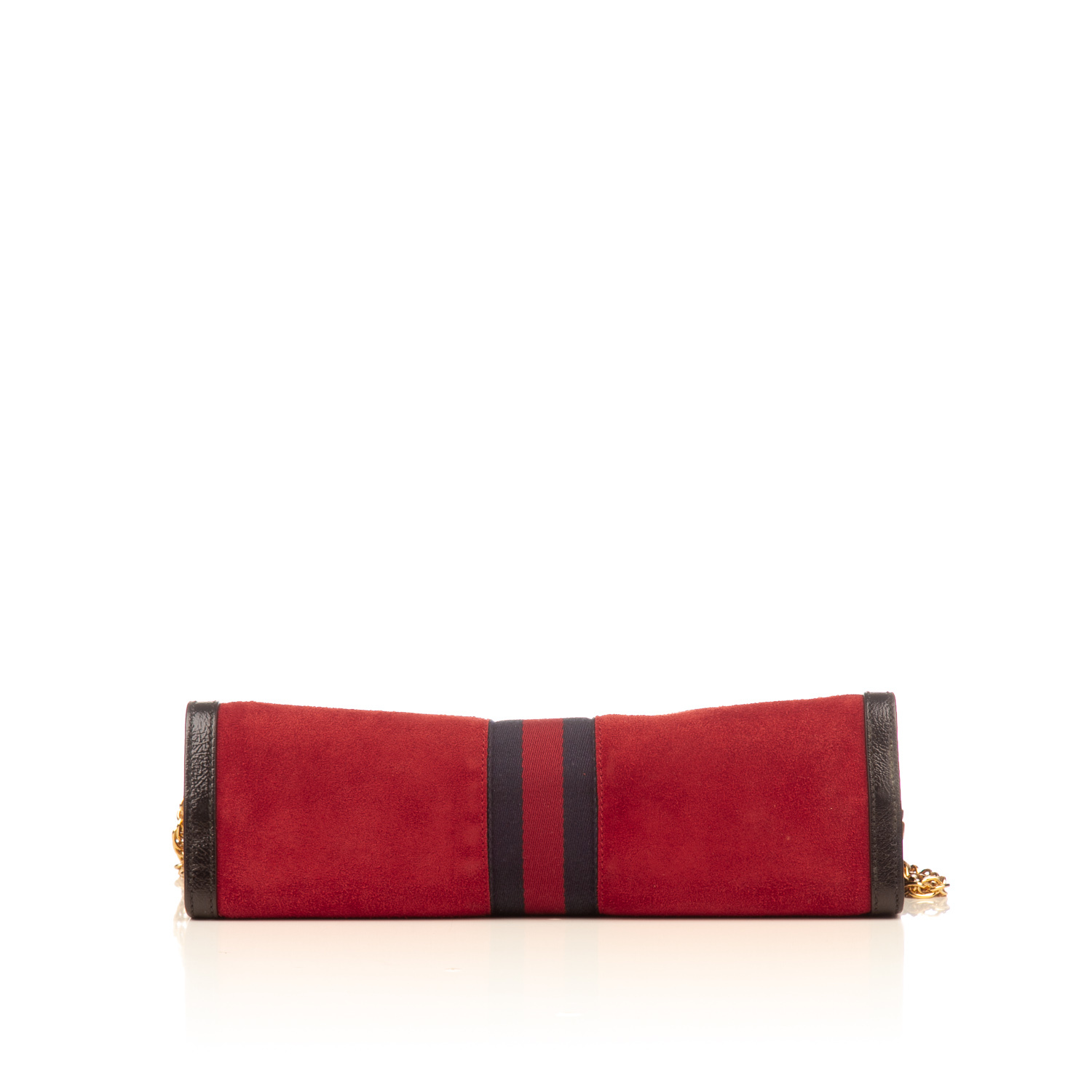 Gucci ophidia suede online clutch