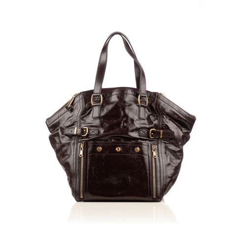 YSL dark brown patent tote-2.jpg