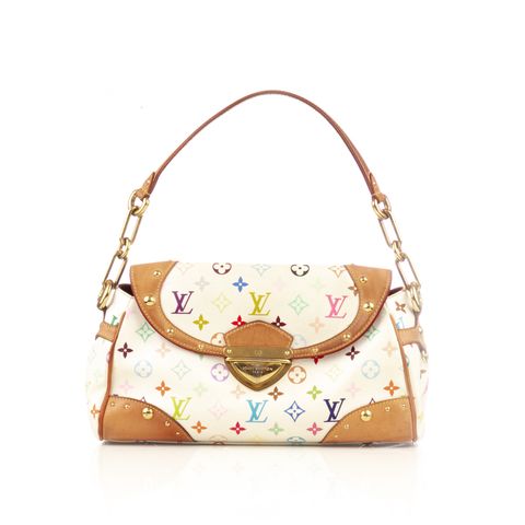 LOUIS VUITTON White Monogram Multicolor Beverly MM Bag. - Bukowskis