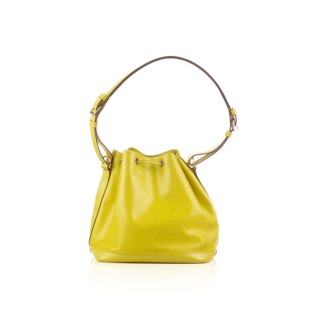 Yellow Louis Vuitton Epi Petit Noe Bucket Bag