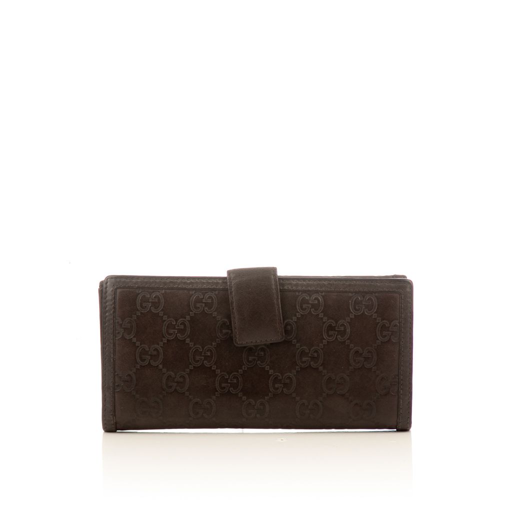 Gucci brown monogram wallet-2