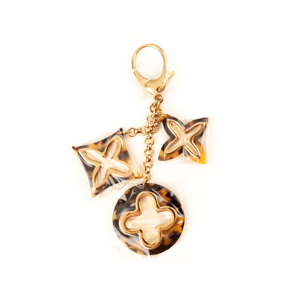 Louis Vuitton Resin Insolence Bag Charm Gold