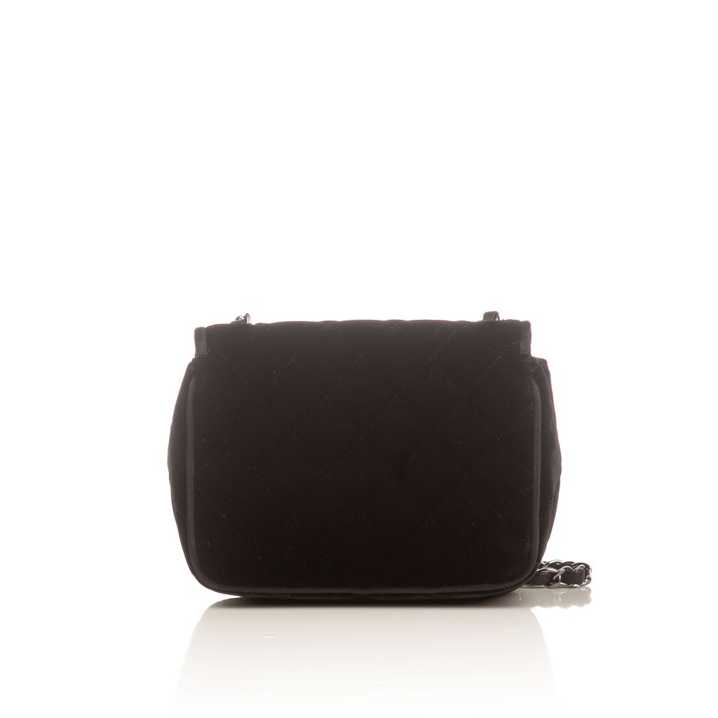 Chanel black velvet crossbody-2