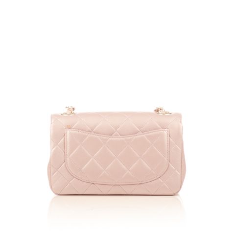 Chanel pearl pink mini flap-3