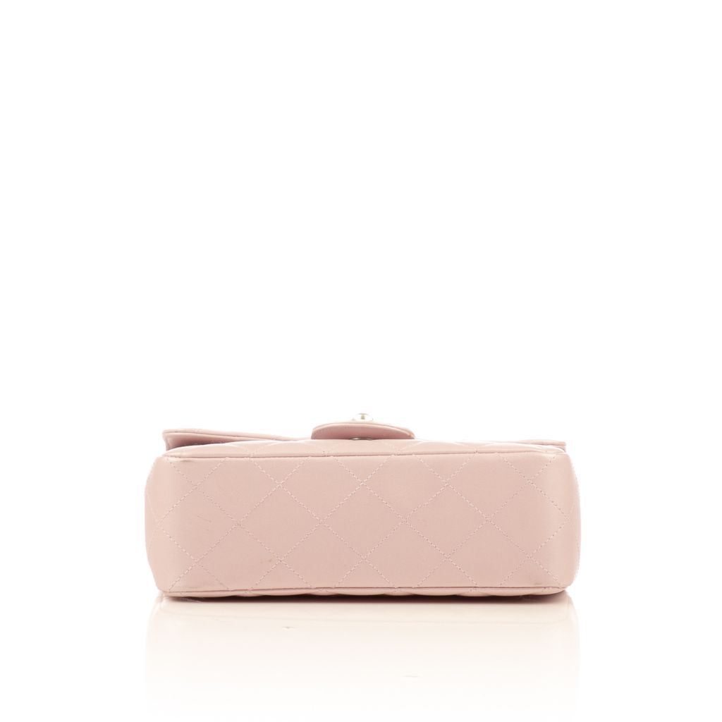 Chanel pearl pink mini flap-4