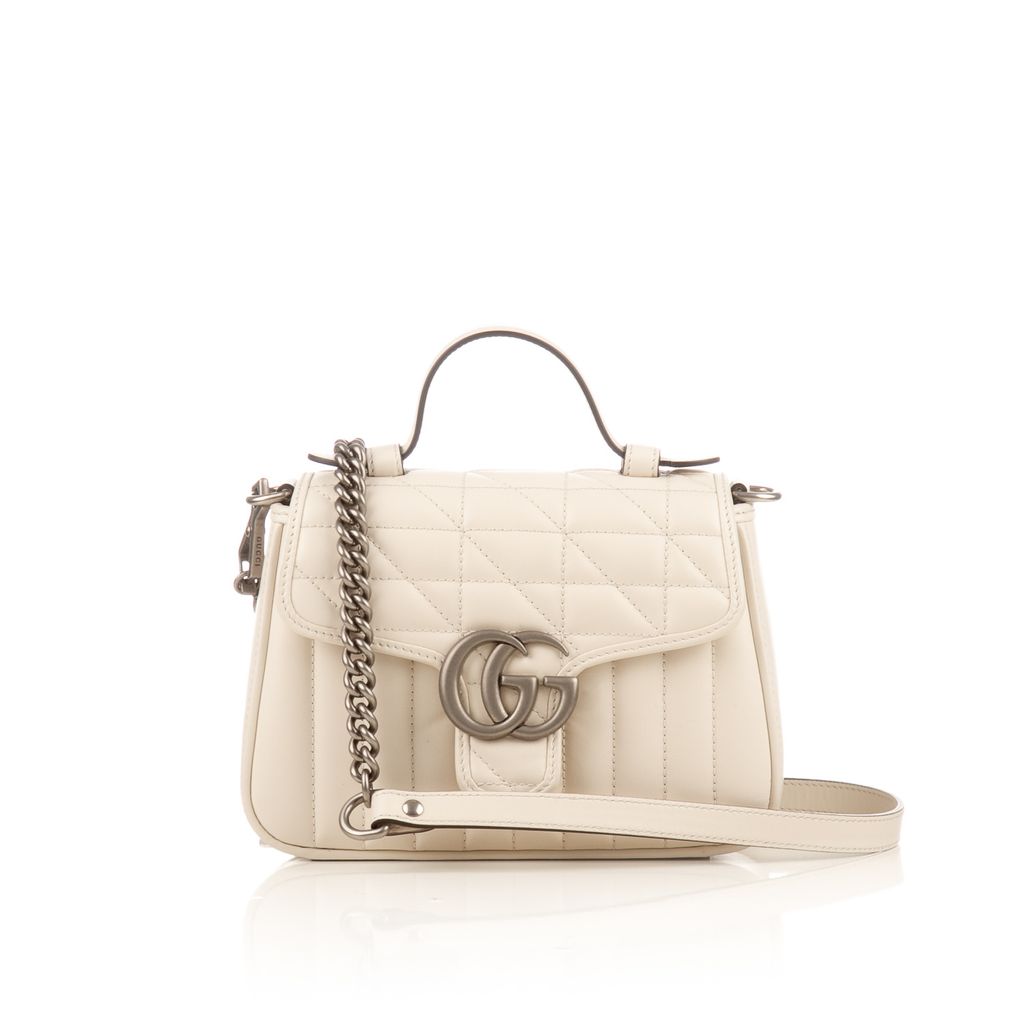 Gucci cream satchel-1