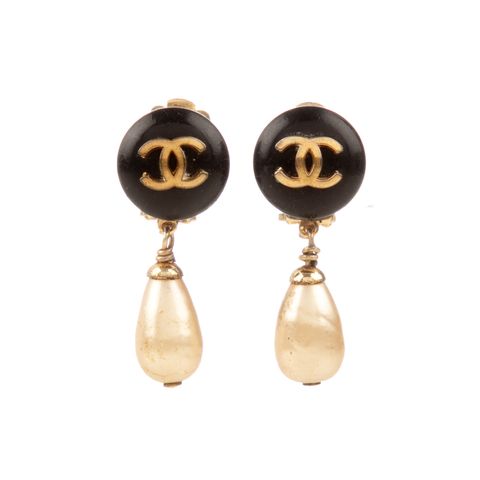Chanel drop earrings-1