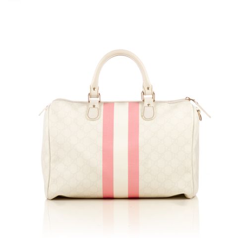 Gucci white mono bag-2