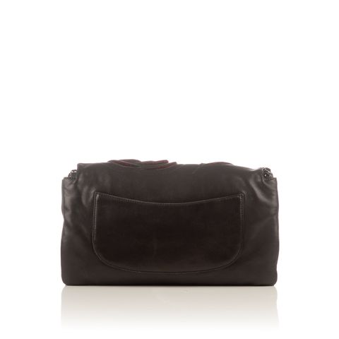 Chanel black camellia bag-2