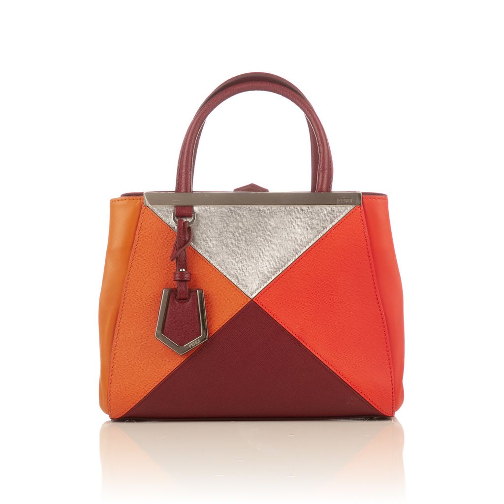 Fendi color block tote-1