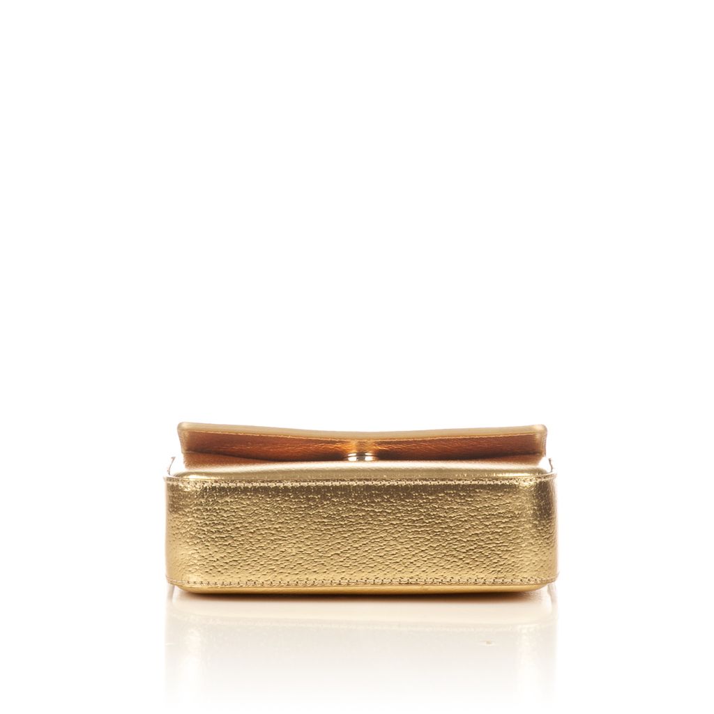 Prada small gold pouch-3