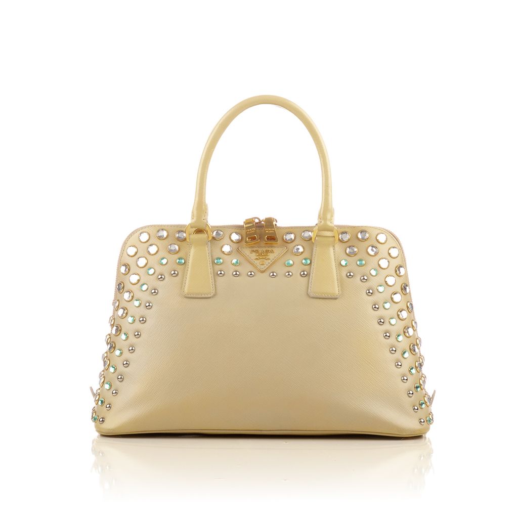 Prada beige saffiano studded-1