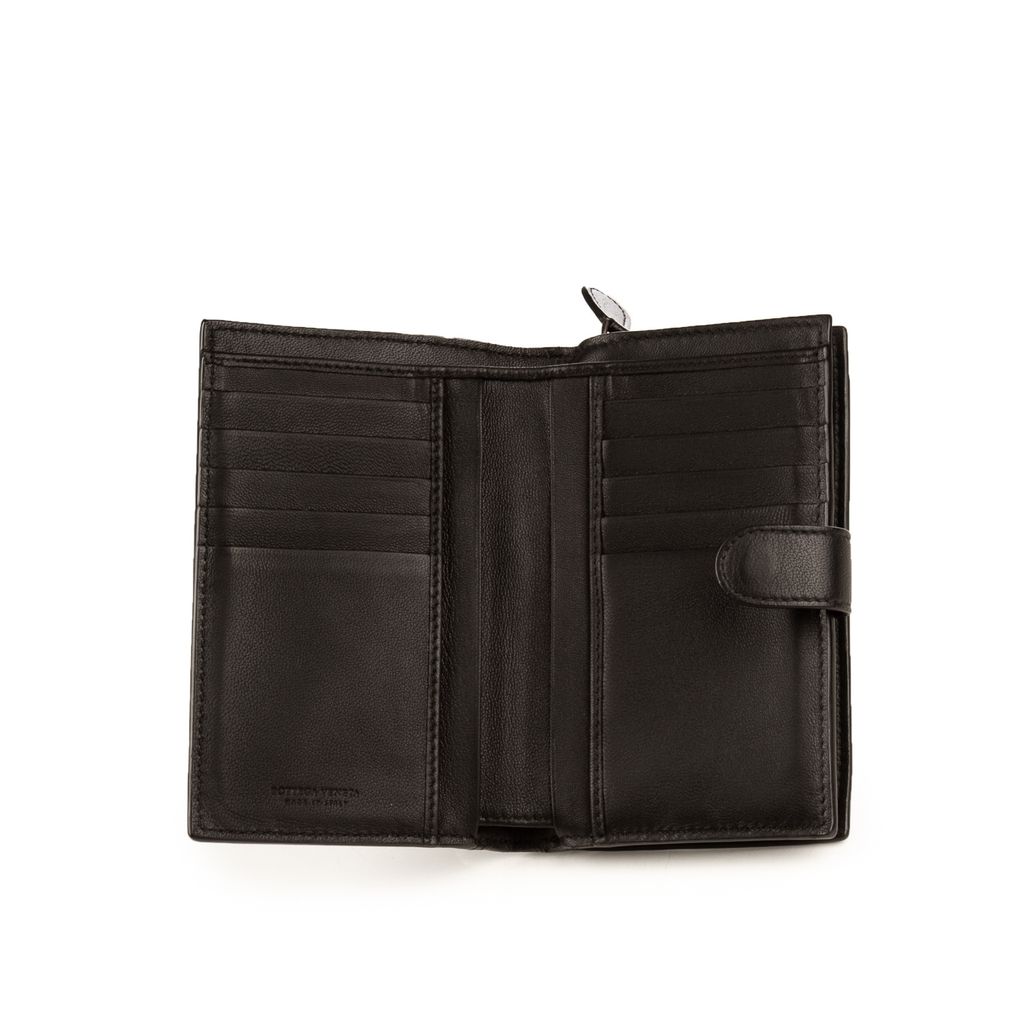 Bottega black wallet-4