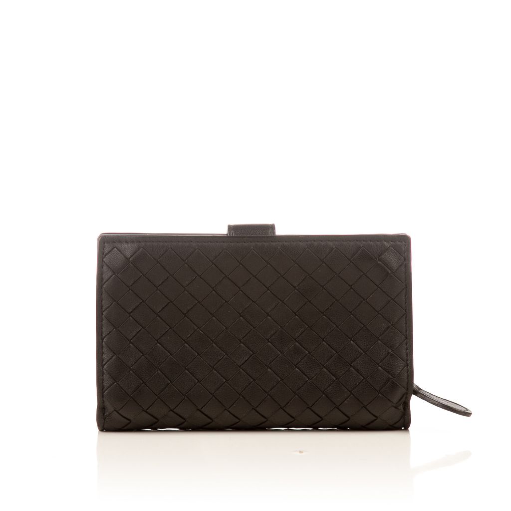 Bottega black wallet-2