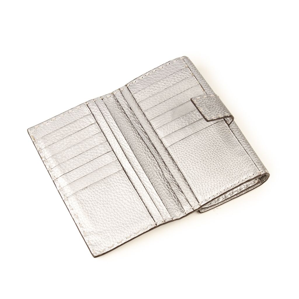 Fendi silver wallet-4