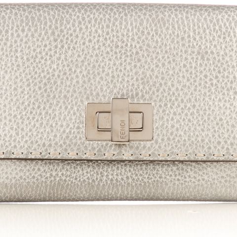 Fendi silver wallet-2