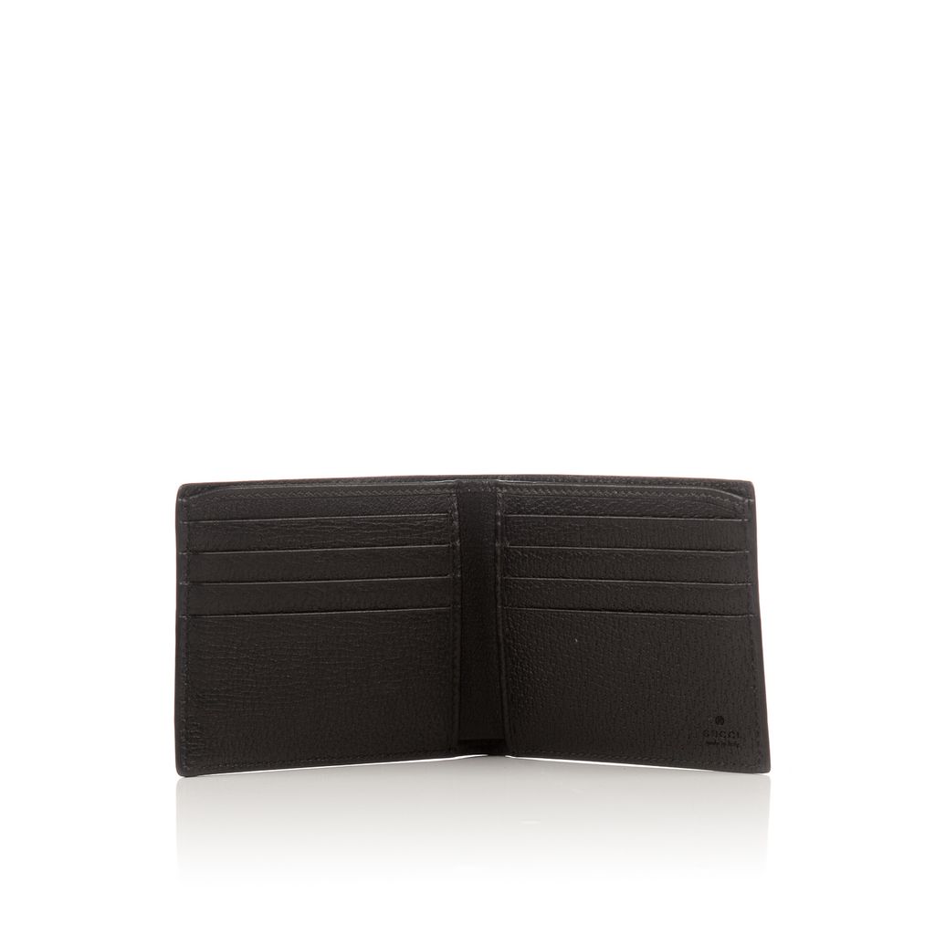 Gucci black and canvas wallet-3