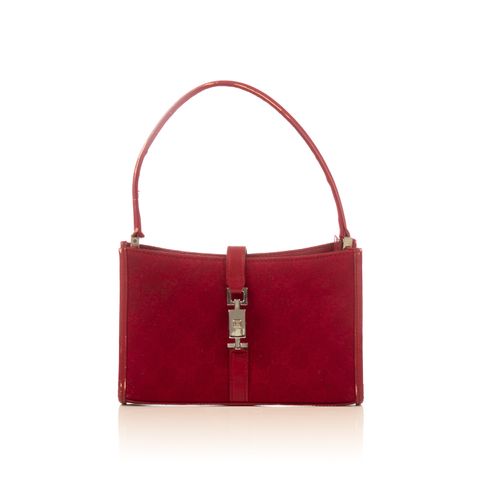 Gucci red mono shoulder bag-1