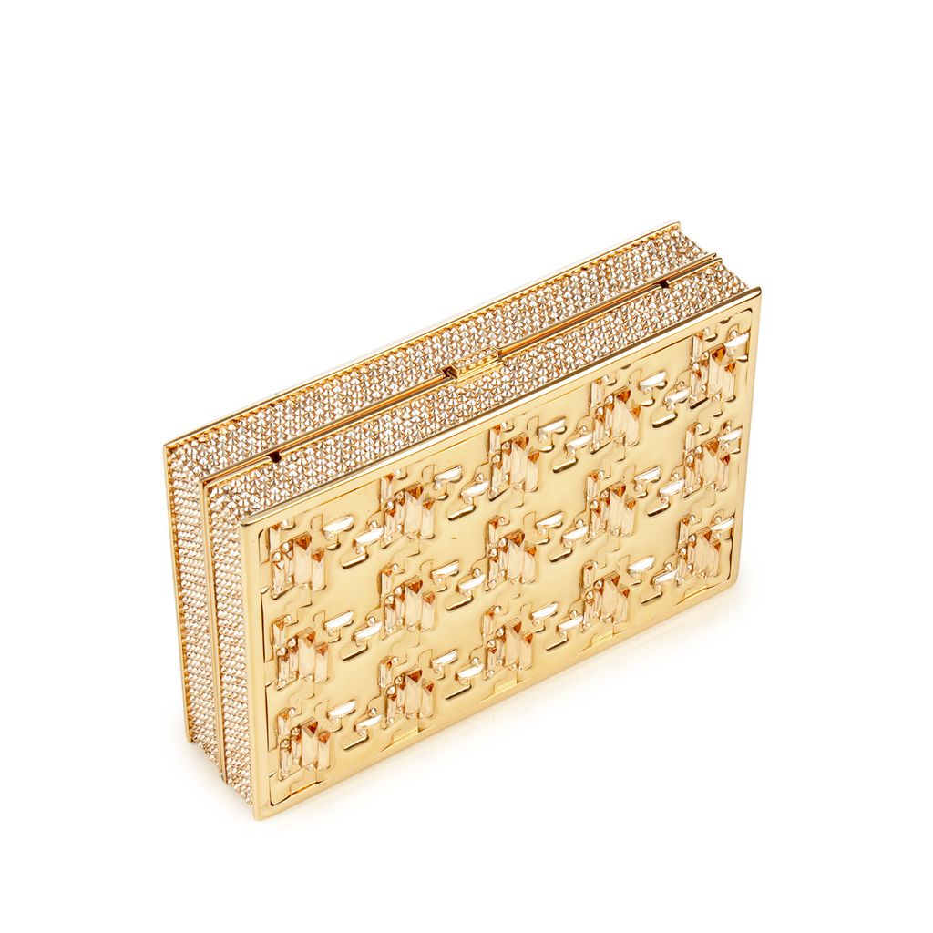 Judith Leiber gold clutch-4