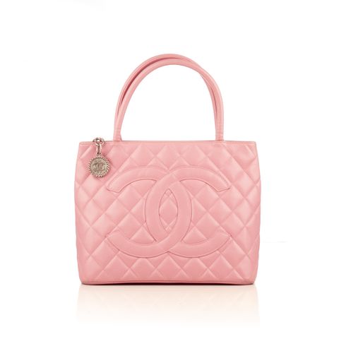Chanel pink tote-1