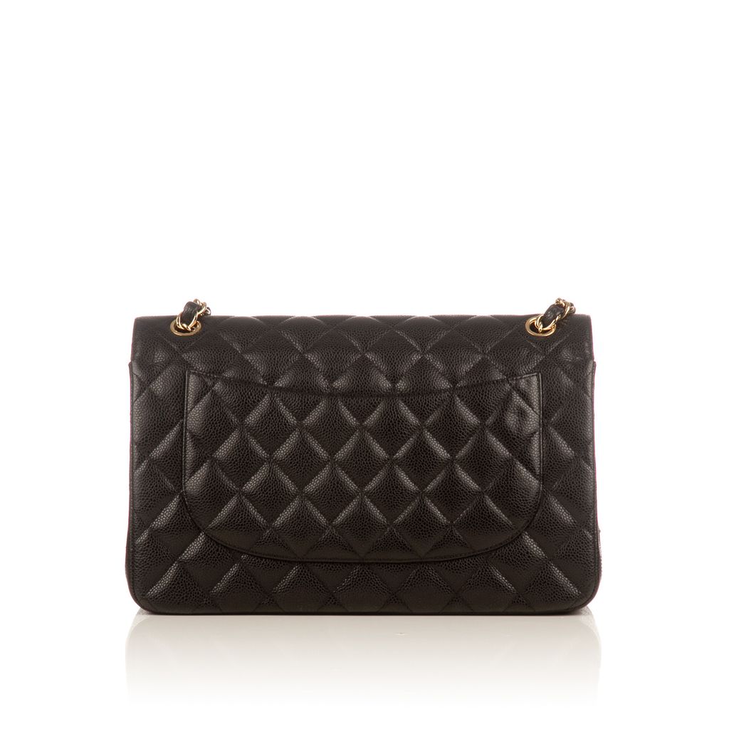 Chanel caviar black jumbo flap-2