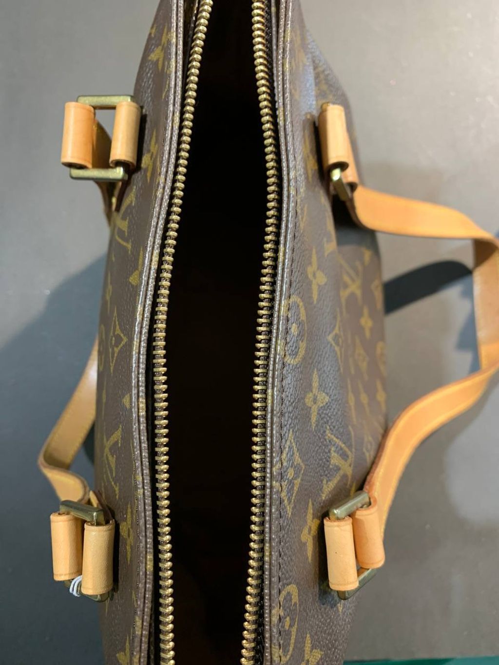 Piano cloth handbag Louis Vuitton Brown in Cloth - 34237040