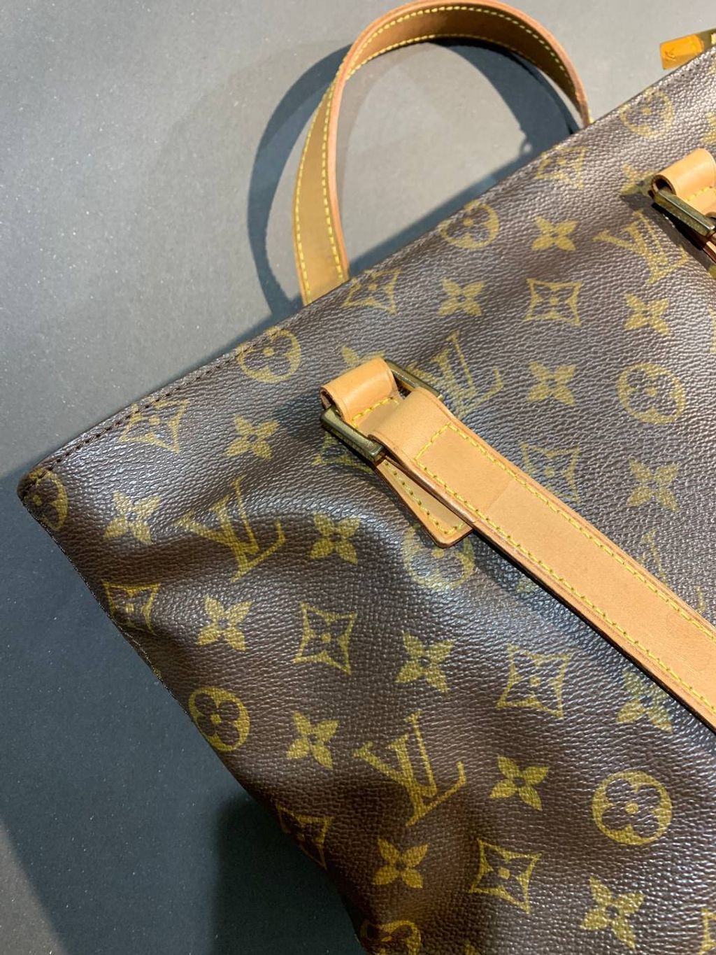 LV Monogram Large Piano Tote Bag Gold Hardware