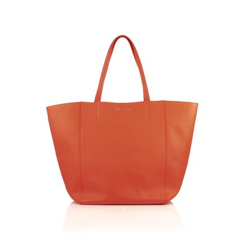 Celine orange tote-1