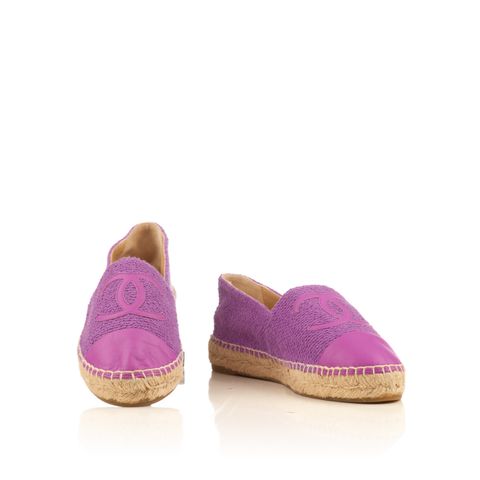 Chanel purple espadrille-2