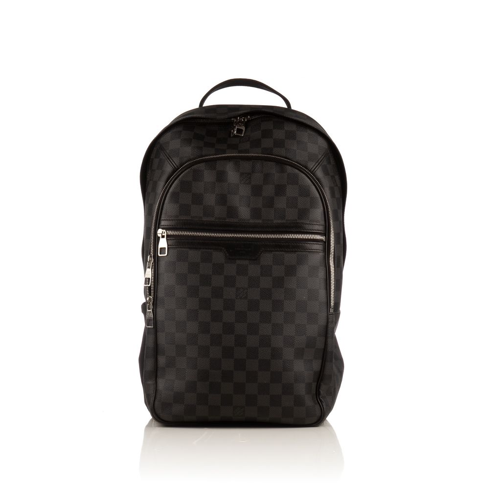 LV black damier backpack-1