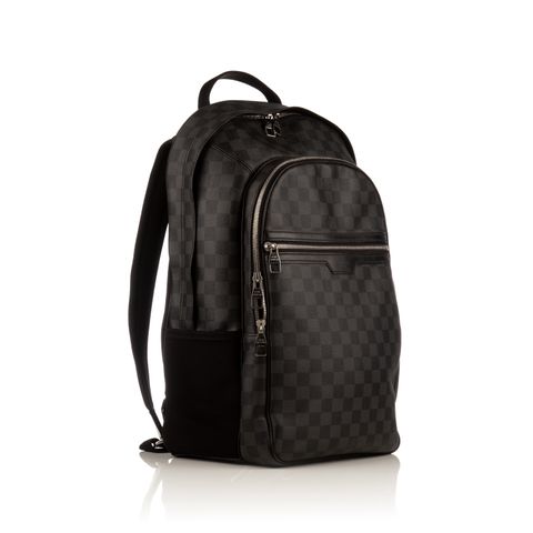 LV black damier backpack-2