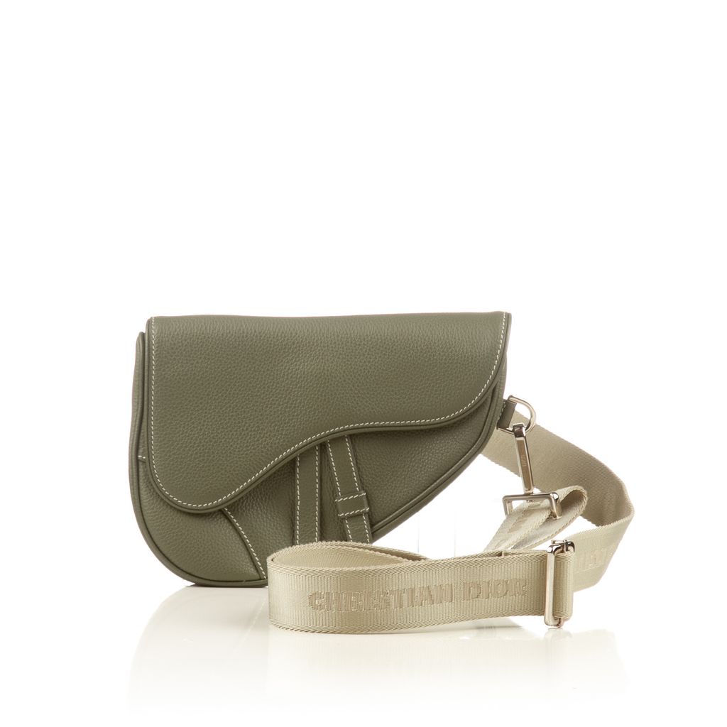 Dior rmy green saddle bag-1