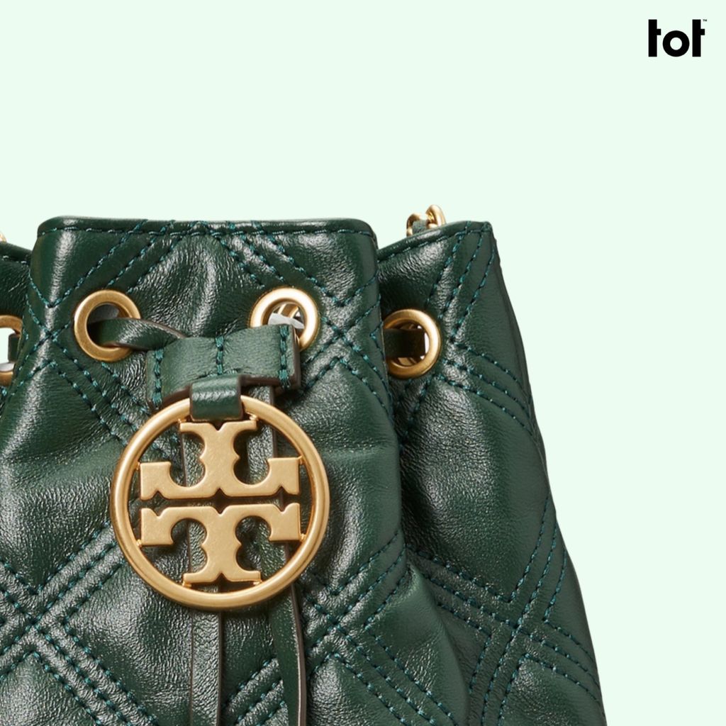 Tory Burch Mini Fleming Bucket Bag at FORZIERI