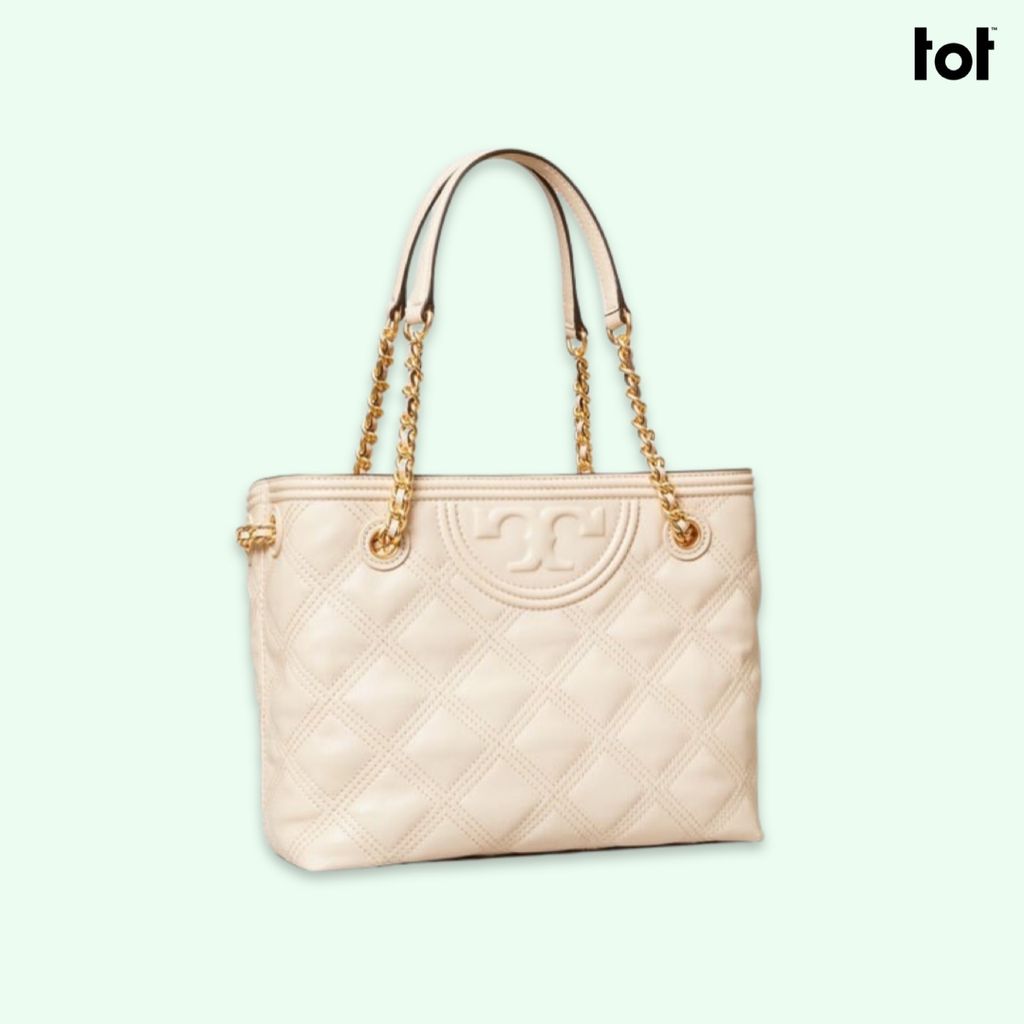 TORY BURCH - FLEMING SOFT SMALL TOTE BAG – Louis & Laura Store