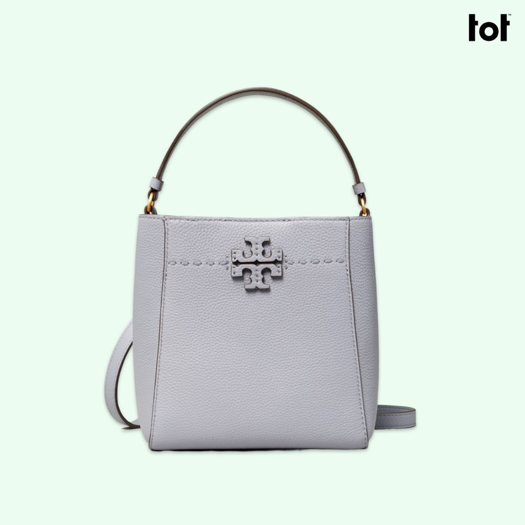 TORY BURCH - MCGRAW SMALL BUCKET BAG – Louis & Laura Store TORY BURCH - MCGRAW SMALL BUCKET BAG – Louis & Laura Store