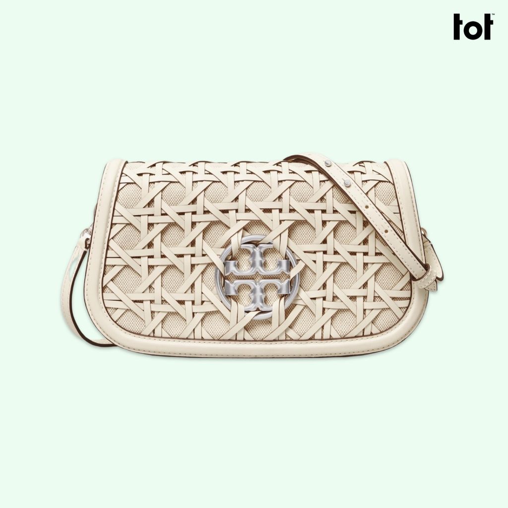 Tory Burch - The Lee Radziwill Small Bag in hand-woven