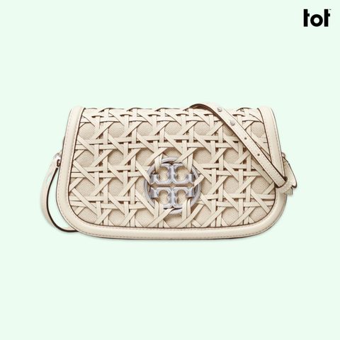 Tory Burch - Our Miller basket-weave shoulder bag, inspired by the