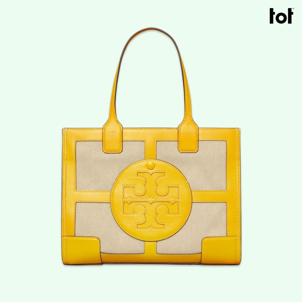 Tory Burch Ella Canvas Mini Tote Bag