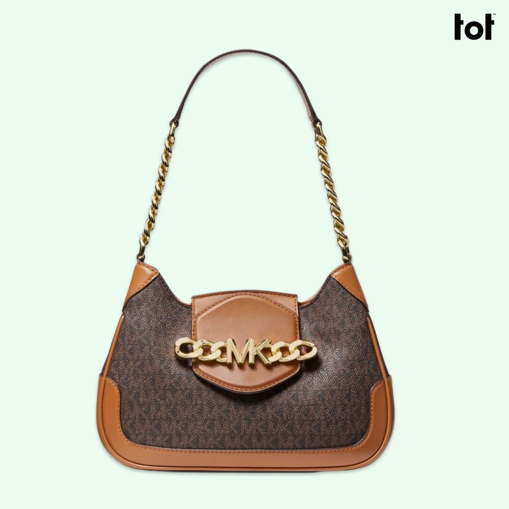 MICHAEL KORS HALLY SMALL LOGO SHOULDER BAG Louis & Laura Store