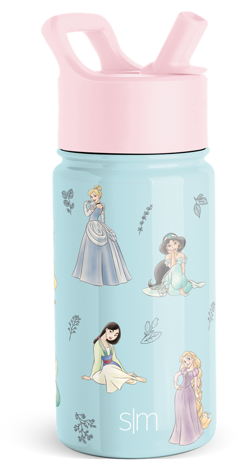 New Disney Simple Modern White 32oz. Summit Water Bottle with Straw Lid
