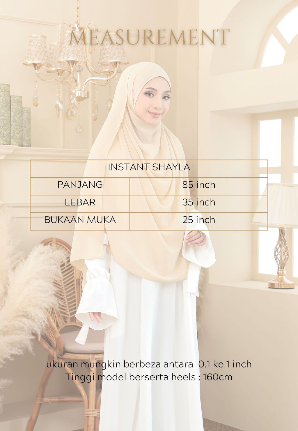 SIZE CHART SHAYLA
